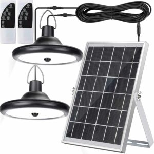 Double head solar shed light 1