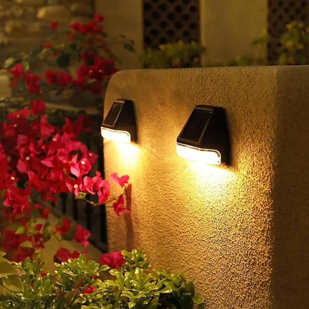 Waterproof Garden landscape Deck Solar Step lights 4