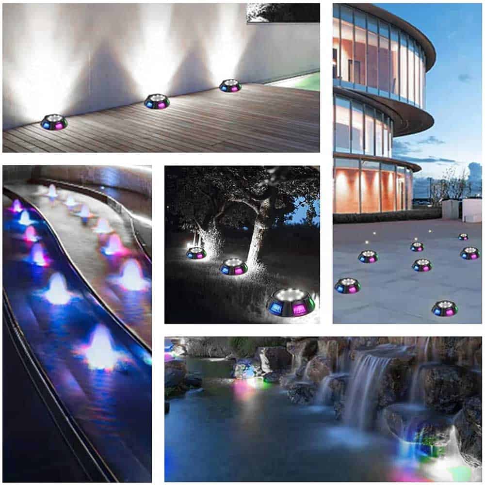 Waterproof Solar Ground Outdoor Lights 7