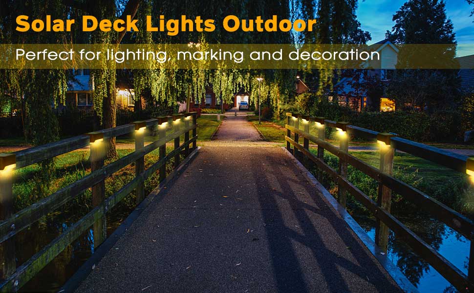 solar led solar deck light