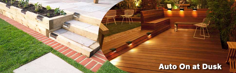 solar led solar deck light 2