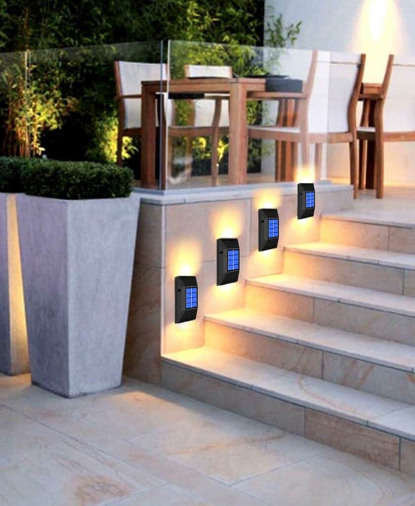 solar powered wall lights description 2