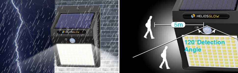 solar security lights with motion sensor description 2