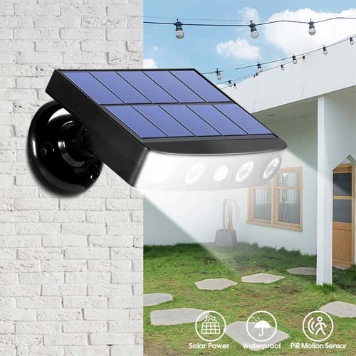4 LED solar security motion sensor light 3